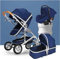 Aiwanto Baby Stroller 3 In 1 Baby Carriage Fold Travel Stroller Kids Stroller Shopping Stroller Baby Gift Accessory