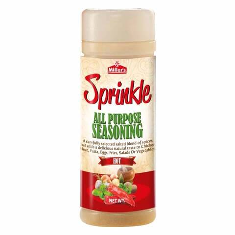 Miller&#39;s Sprinkle Hot All Purpose Seasoning - 90gm