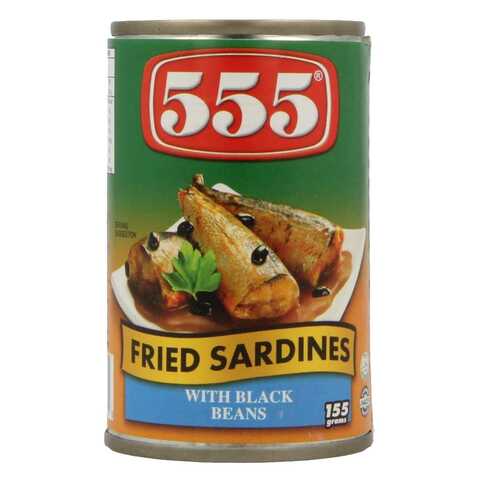 555 Fried Sardines With Tausi 155g