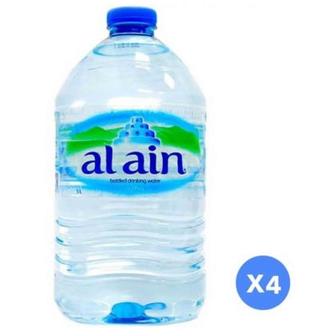 Al Ain Bottled Drinking Water 5L Pack of 4