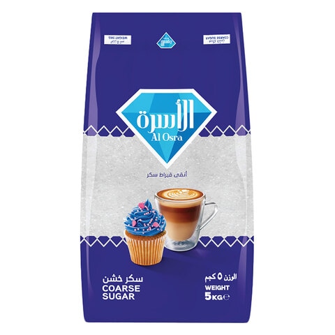 Buy Al Osra Sugar Coarse 5kg in Saudi Arabia