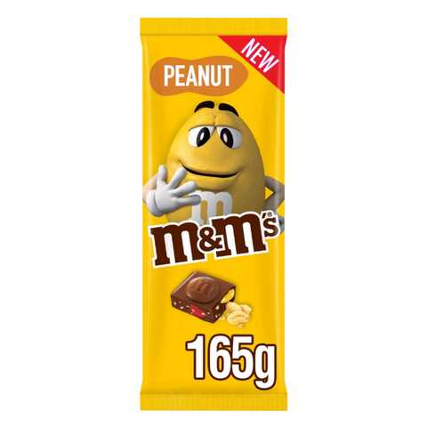 M&amp;M&#39;s Peanut Chocolate Block 165g