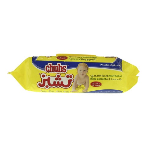 Chubs Wipes Aloe Extract And Chamomile 80 Wipes