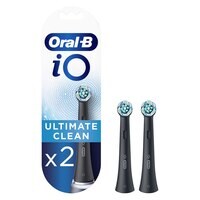 Oral-B iO Series Ultimate Clean Replacement Brush Heads RB CB-2 Black 2 PCS