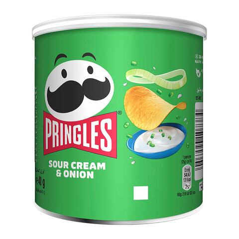 Pringels Sour Cream and Onion Potato Chips  - 40 gm