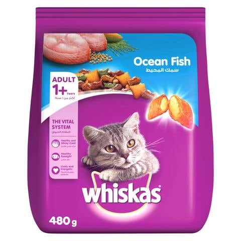 Whiskas Ocean Fish Dry Food 480g