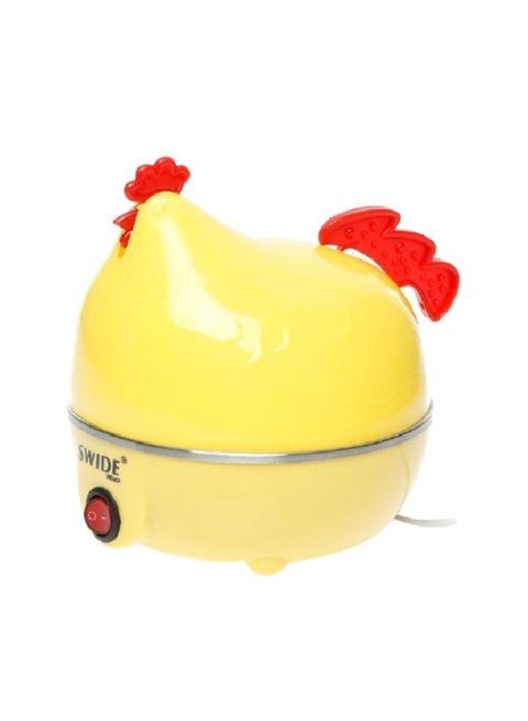 Generic Egg Cooker 2724294158404 Yellow/Red