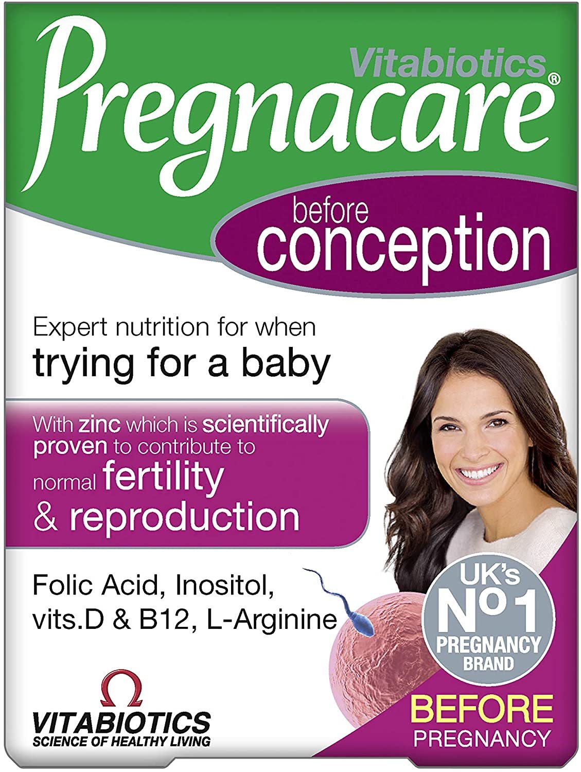 Buy Vitabiotics Pregnacare Conception 30 Tablets Online Shop Health Fitness On Carrefour Uae