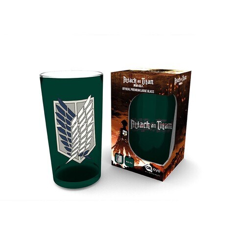 Attack On Titan Scout Symbol 400ml Large Glass