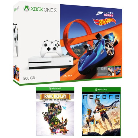 Adviseren canvas bad Buy Microsoft Xbox One S 500GB Forza 3 Hot wheel Pack+Rare Replay+Recore  Games Online - Shop Electronics & Appliances on Carrefour UAE