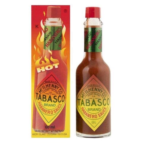 Buy Tabasco Habanero Sauce 60ml Online - Shop Food Cupboard on