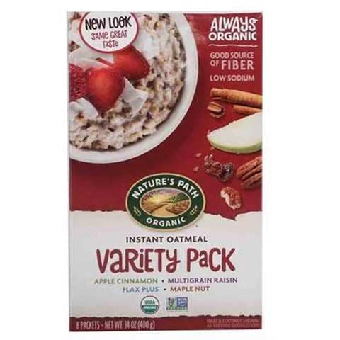 Nature&#39;s Path Organic Variety Pack Instant Oatmeal 400 Gram