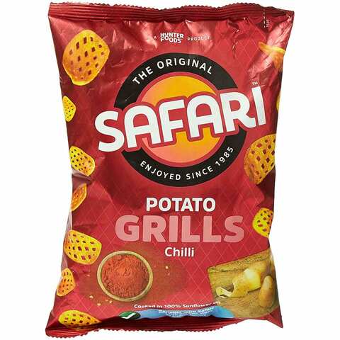Safari Salted Potato Grills Chilli 60g