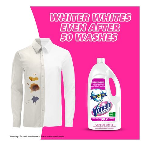 Vanish Crystal White Fabric Stain Remover White 1L