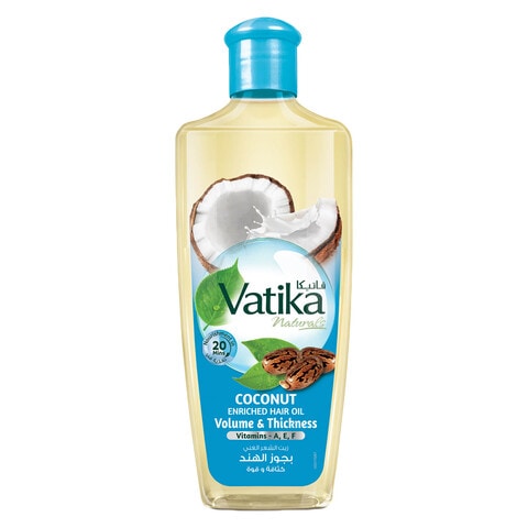 Dabur Vatika Naturals Coconut Enriched Hair Oil Volume And Thickness 300ml
