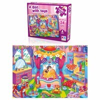 KS Games Jumbo Puzzle A Girl With Toys JP31010