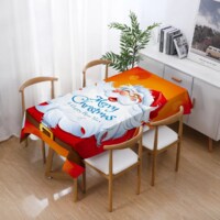 Deals for Less - High quality christmas table linen cloth, Santa claus design