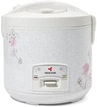 Mebashi Electric Rice Cooker 2.8L Me-Rc728 White/Pink