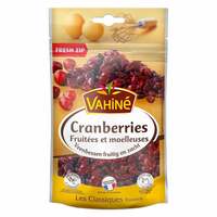 Cranberries séchées bio VAHINE : le sachet de 100g à Prix Carrefour