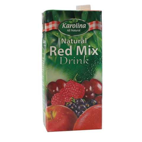 كارولينا عصير بنكهة الفواكه الحمراء 1 لتر