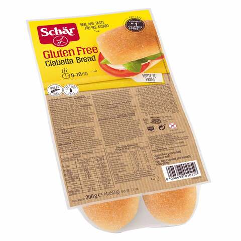 Dr. Schar Gluten Free Ciabatta Bread 200g price in Kuwait | Carrefour