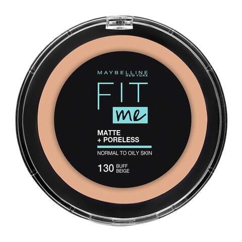 Buy Maybelline New York Fit Me Matte+ Poreless Powder 130 Buff Beige Online  - Shop Beauty & Personal Care on Carrefour UAE