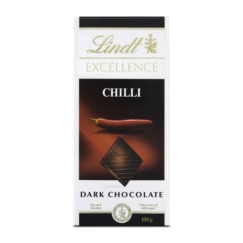 Lindt Excellence Dark Chocolate Chilli 100 Gram