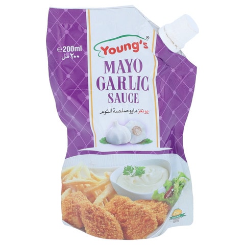 Young&#39;s Mayo Garlic Sauce 200ml