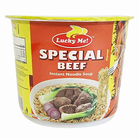 Lucky Me Instant Noodles Soup Supreme Special Beef 70g