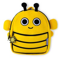 Milk&amp;Moo Buzzy Bee Toddler Backpack, Mini, Lightweight, Comfortable Fit, Kids Backpack, Kindergarten Pre School Backpack for Girls and Boys, Yellow Color