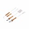 Somagic Stainless Steel Skewer With Wooden Handle 4 count