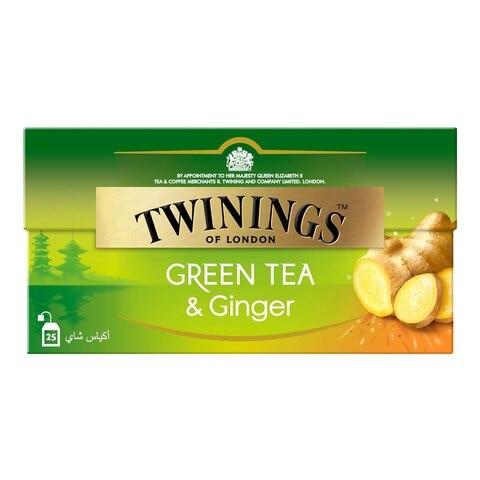 Twinings Green Tea And Ginger 25 Tea Bags