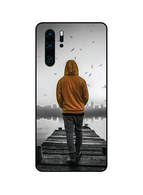 Theodor - Protective Case Cover For Huawei P30 Pro Grey/Black/Yellow