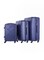 ParaJohn 3-Piece Hard Side ABS Spinner Luggage Trolley Set 20/24/28 Inch, Navy