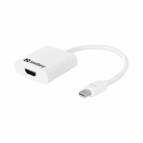 Sandberg Mini DisplayPort To HDMI Adapter White