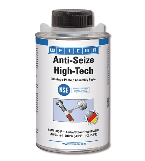 WEICON Anti-Seize High-Tech Assembly Paste   500 g   Protection against corrosion, metal-free