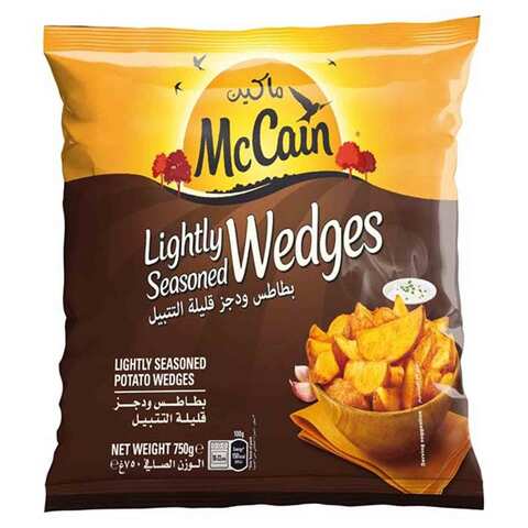 Mccain Seasoned Wedges Frozen 750 Gram