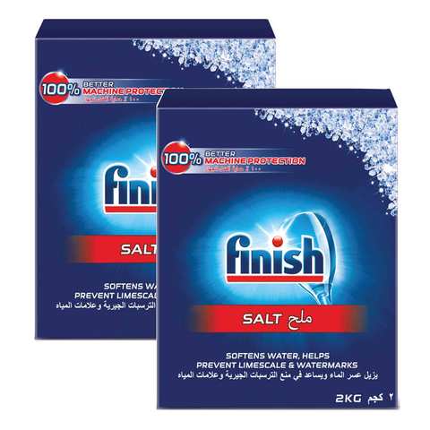 Buy Finish Dishwasher Salt 2kg Online - Shop Cleaning & Household