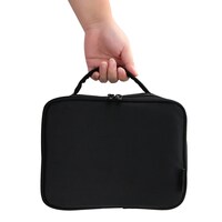 Generic-Lightweight Cosmetic Bag Makeup Bag Portable Makeup Bag Storage Bag with Padded Handle Travel Makeup Cosmetic Bag Multifunctional Bag for Traveling and Business Trip