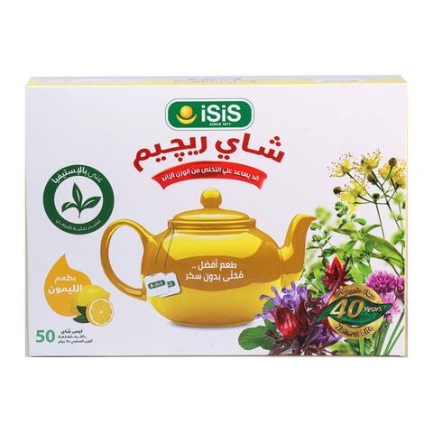 Isis Regime Tea with Lemon Flavor - 50 Bags