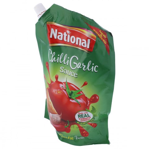 National Chilli Garlic Sauce Pouch 800 gr