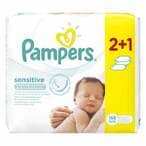 Buy Pampers Baby Wipes, 56 Wipes - Pack of 2+1 in Kuwait