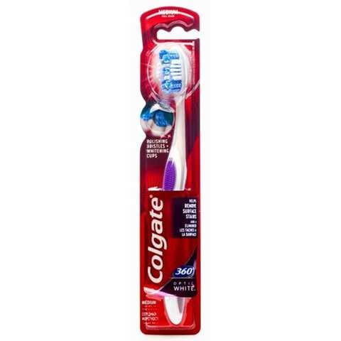 Colgate Toothbrush 360 Optic White Medium