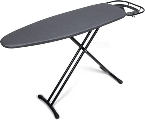 Ironing Board 130x50cm, Black Iron Stand Steel Strcture with Paded cotton cover