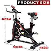 Skyland Fitness Exercise Bike/Spin Bike For Home Cardio And Strength Training Workouts With Height Adjustable And Water Bottle Holder, Exercise Bike EM-1561