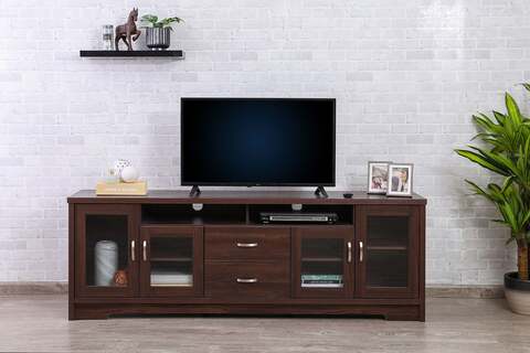 Brown deals tv stand