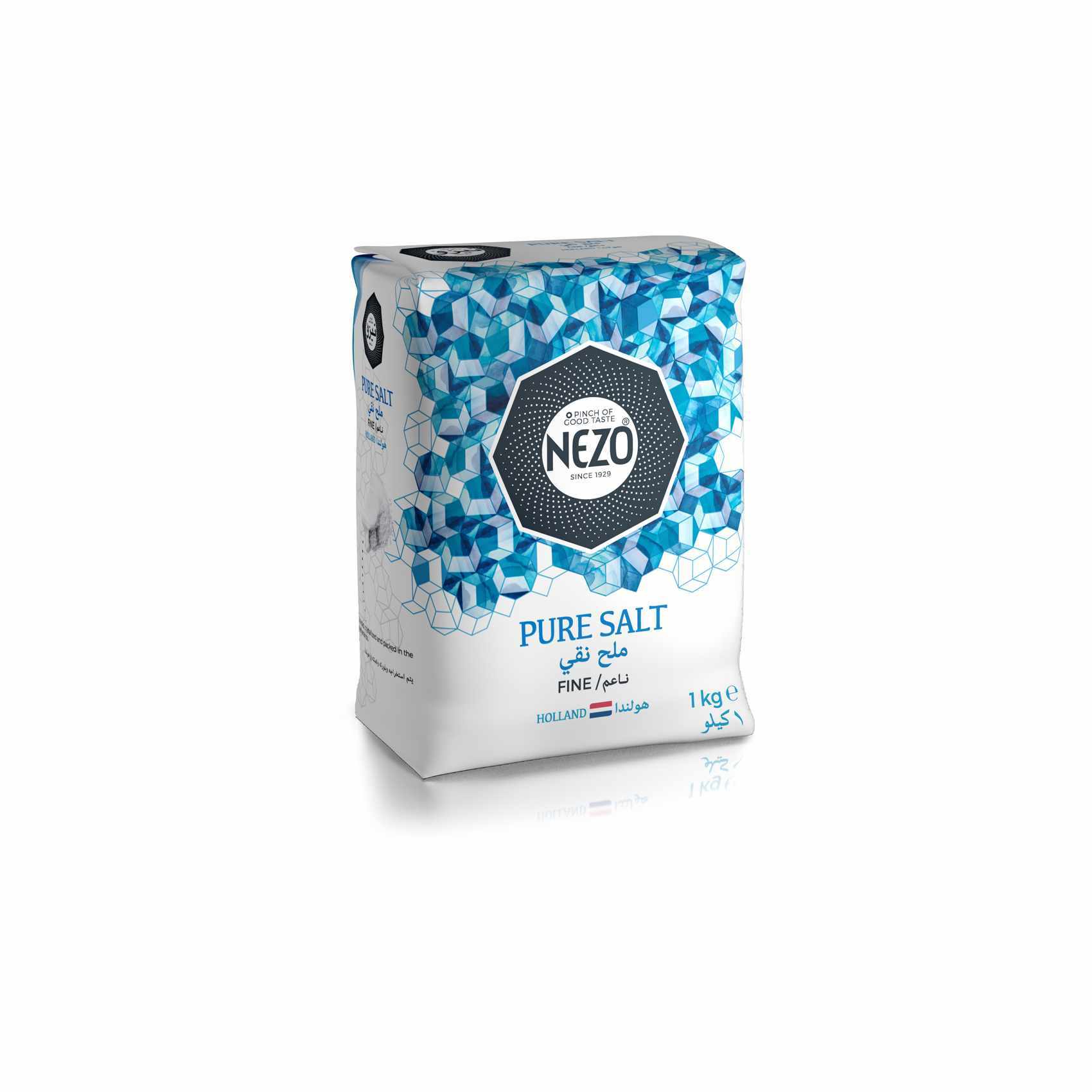 Buy Nezo Fine Table Salt Blue 1kg Online Shop Food Cupboard on