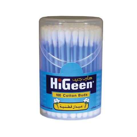 Higeen Round Box Ear Buds 100 Pieces