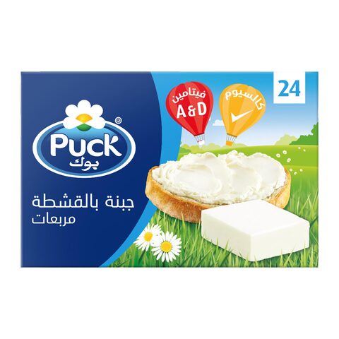 Puck Cream Cheese Squares - 24  portions