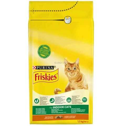 Buy Friskies Cat Food Indoor Chicken And Vegetable 1.5 Kg Online